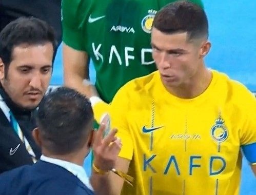 خشم شدید رونالدو در فینال جام باشگاههای عرب + عکس