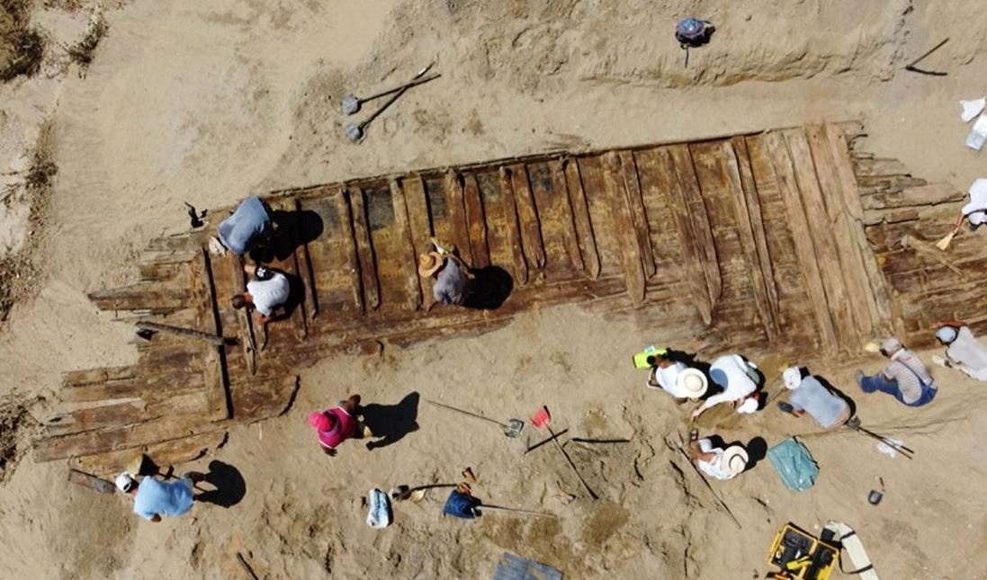 کشف یک کشتی دو هزار ساله در معدن زغال‌سنگ + عکس
