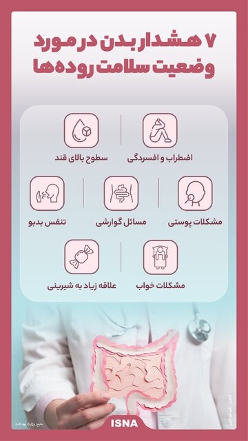 ۷ هشدار بدن در مورد وضعیت سلامت رودهها + عکس