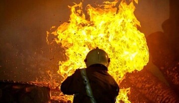 آتش‌سوزی مهیب در برج طالقانی کرج + فیلم