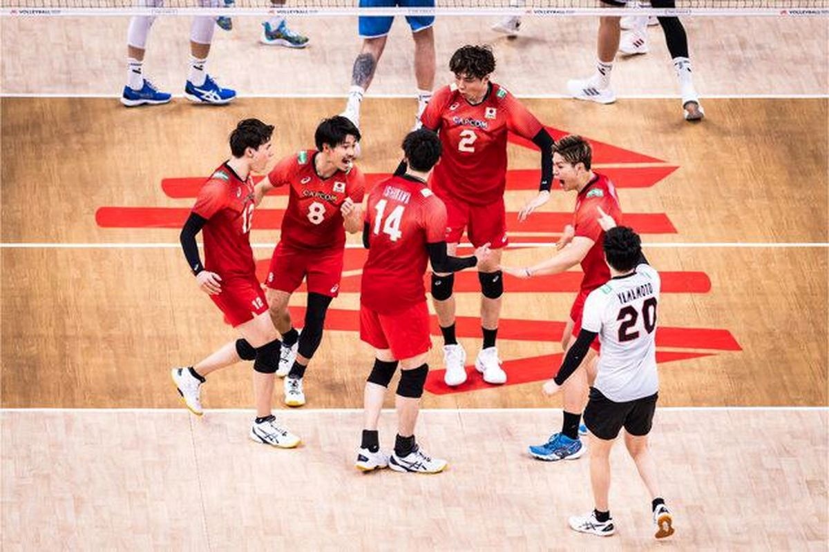 صعود ژاپن به فینال والیبال قهرمانی آسیا