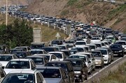 ترافیک سنگین خودرویی شبانه در راه‌های ورودی مازندران