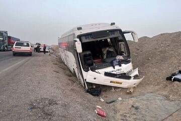 برخورد مرگبار دو خودروی ون در عراق / ۱۲ زائر ایرانی جان باختند