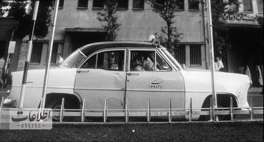 تاکسی‌های ۴۵۰۰ تومانی تهران قدیم + عکس