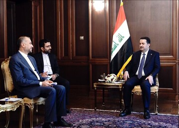 استقبال امیرعبداللهیان از وزیر خارجه عراق