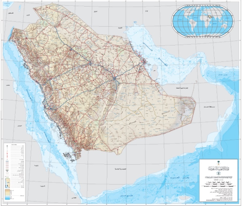 نقشه جدید عربستان منتشر شد + عکس