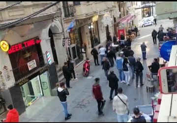 لحظه انفجار عامل انتحاری در ترکیه + فیلم