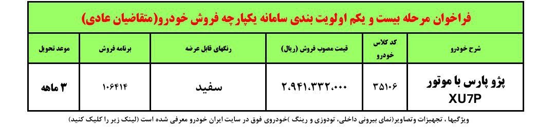 فوری؛ آغاز ثبت نام ایران خودرو / فروش فوری پژو پارس با تحویل ۳ ماهه + لینک مهر ۱۴۰۲