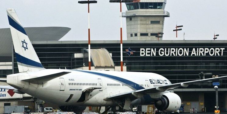 هجوم شهروندان اسرائیلی به فرودگاه تل‌آویو + فیلم