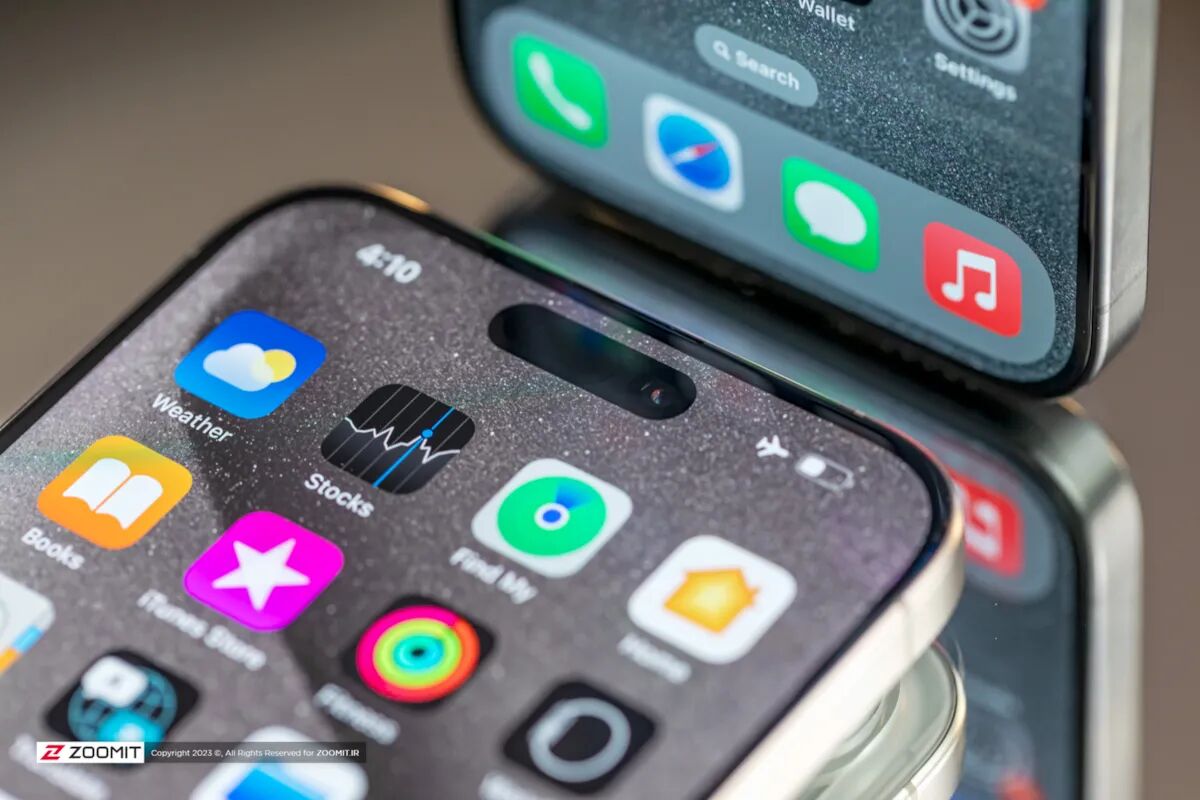 نرمافزار آیفون ۱۵ پرو و آیفون ۱۵ پرو مکس