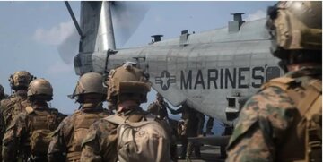آمریکا مدعی رهگیری یک پهپاد بر فراز دریای سرخ شد