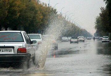 بارش شدید باران در راه خوزستان