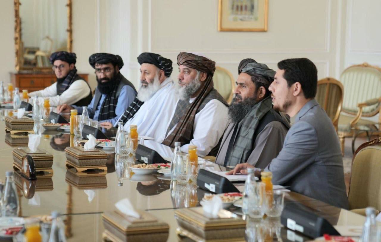 تصاویر جالب از دیدار امیرعبداللهیان با معاون نخست‌وزیر افغانستان + عکس