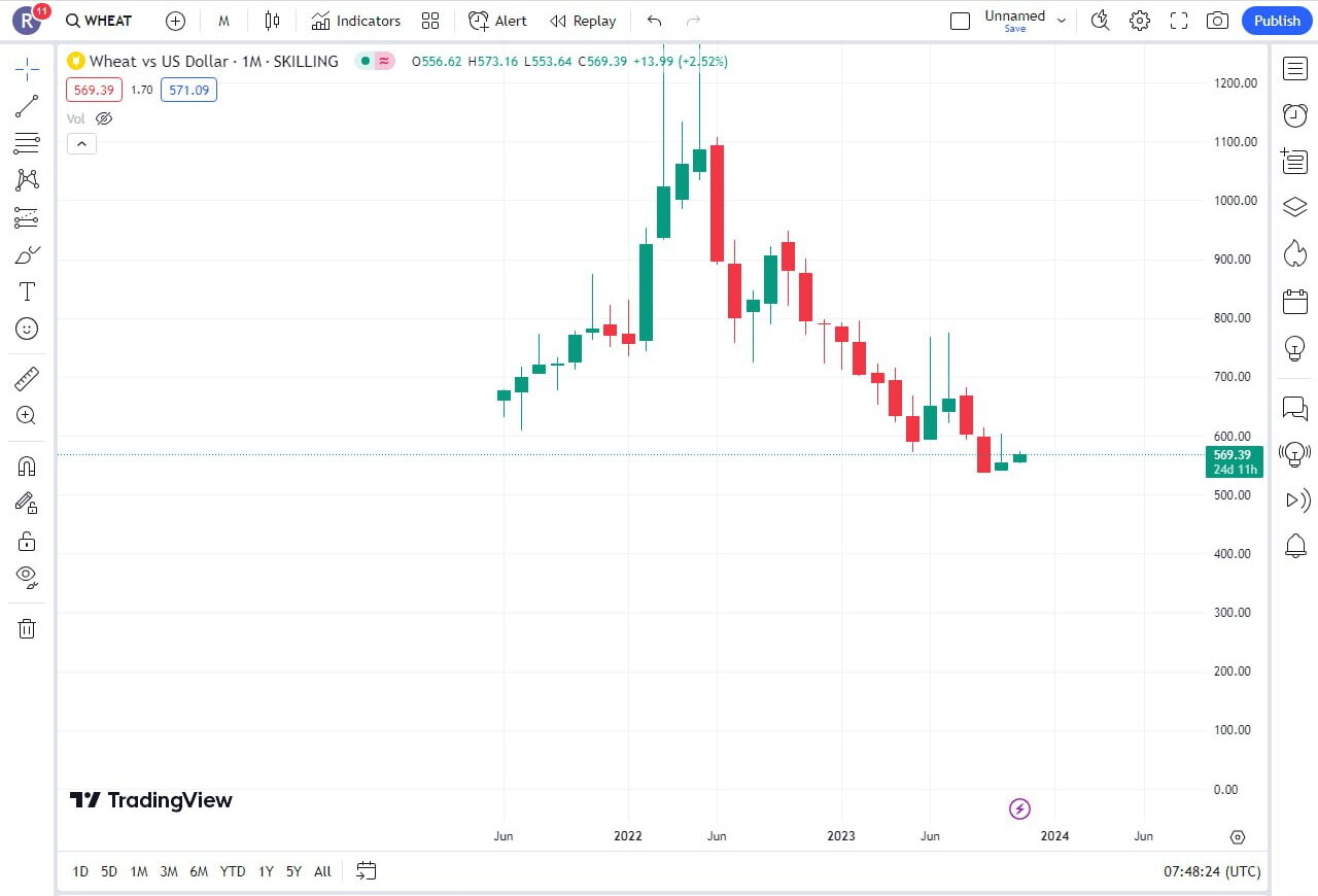 گندم ارزان شد