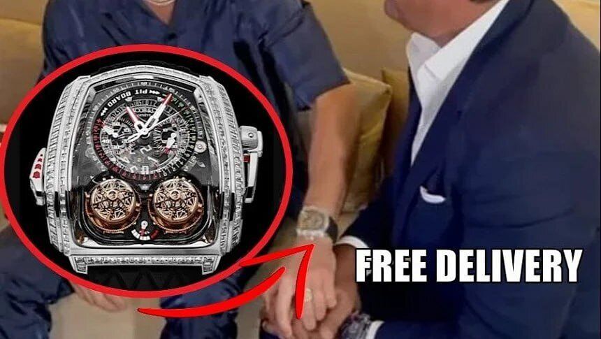گرانترین ساعت دنیا به رونالدو رسید + عکس
