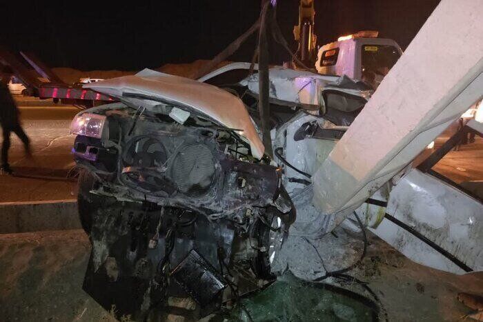 اولین قربانی تصادف رانندگی در ایران! + عکس