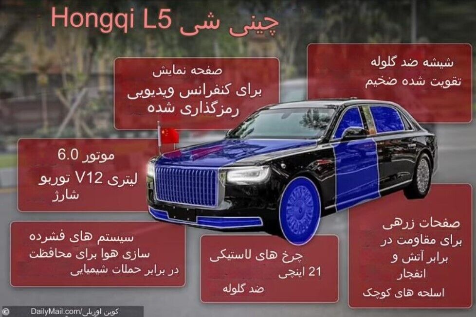 مقایسه خودروی رییس جمهور آمریکا و چین! / این خودروها شگفتانگیز هستند + عکس