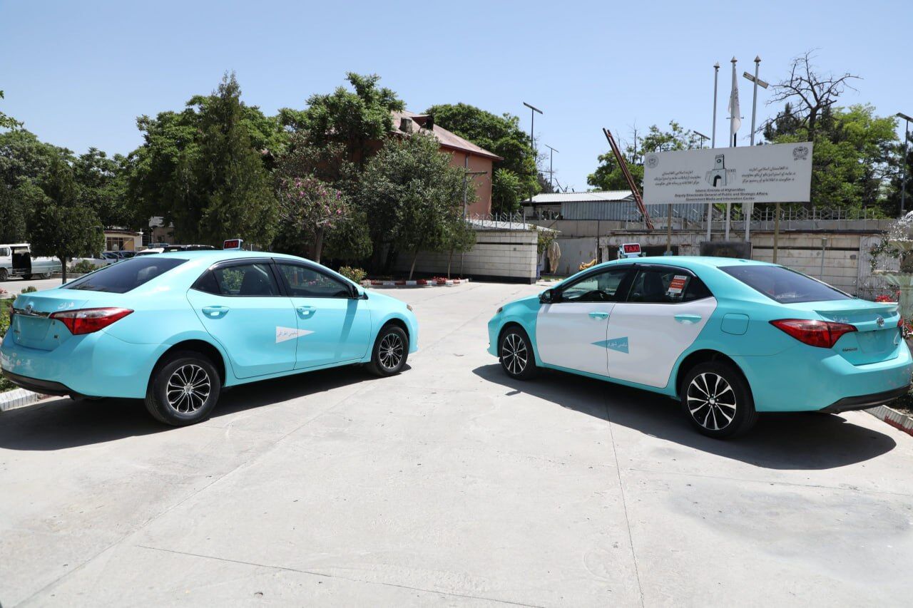مسافرکشی تاکسی‌های پلاک افغانستان در مشهد!