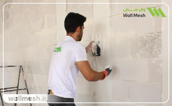 همه چیز درباره اجرای وال مش در اسکلت فلزی