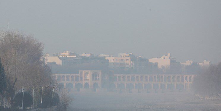 هوای اصفهان بنفش شد!