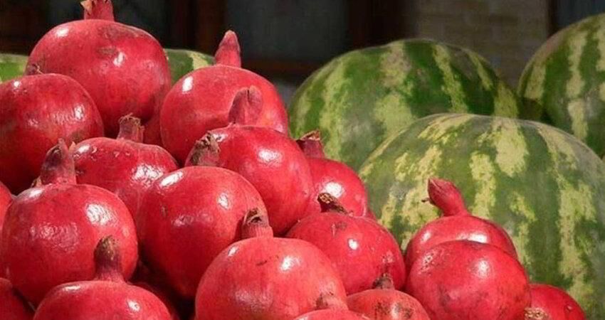 قیمت عجیب انار و هندوانه در بازار