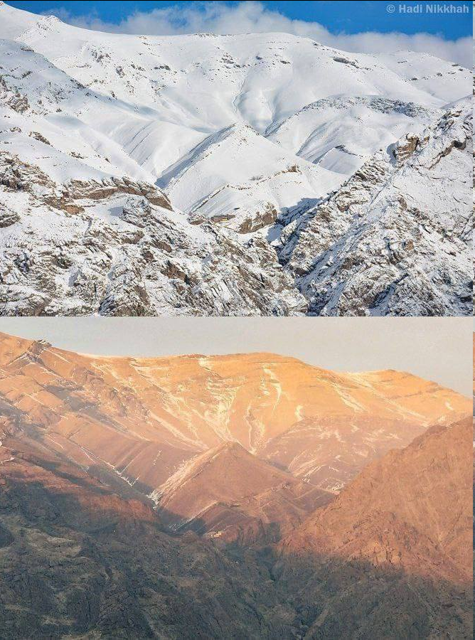 تصویر وحشتناک از کم بارشی در تهران + عکس