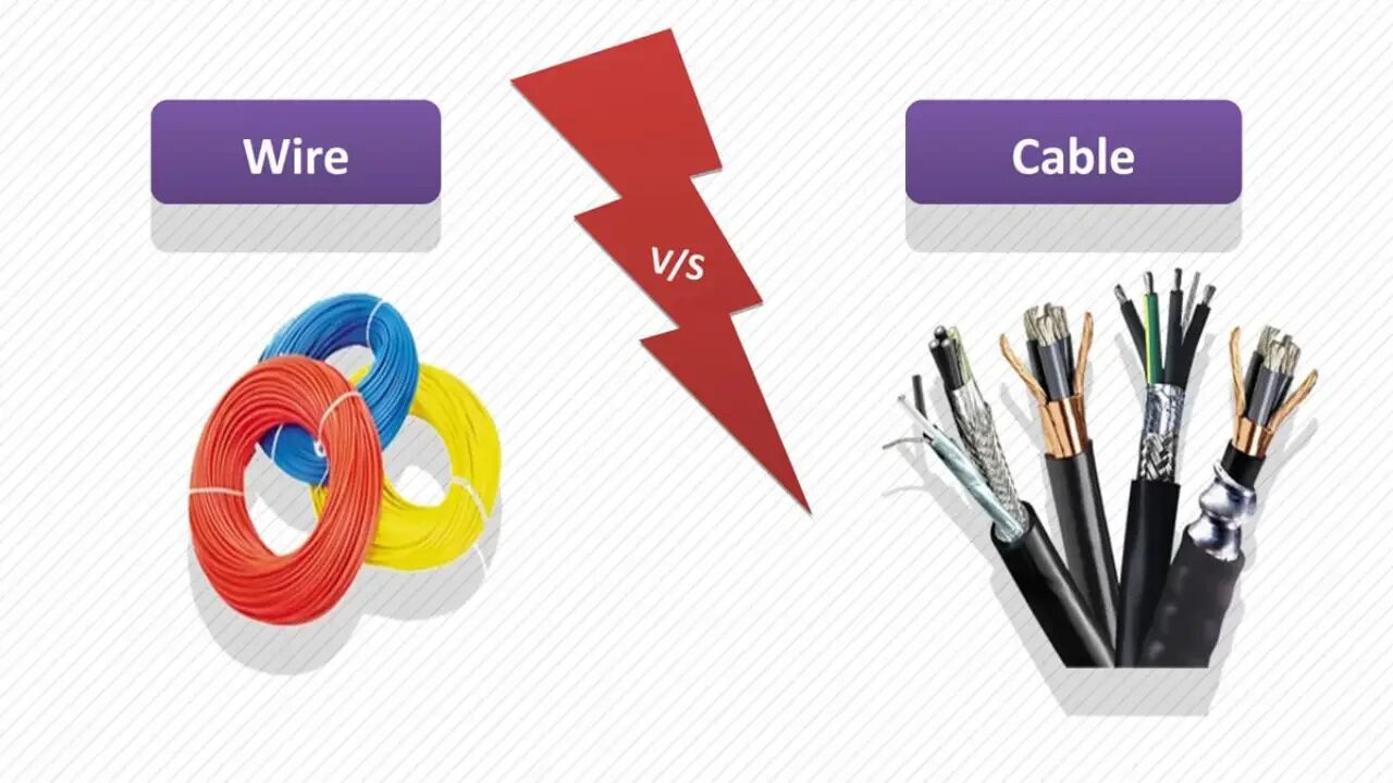 تفاوت سیم و کابل چیست؟