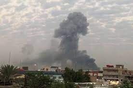 سقوط پهپاد آمریکایی در عراق + عکس