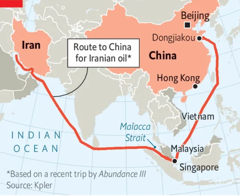 خبر مهم رسانه آمریکایی از تجارت نفتی ایران و چین