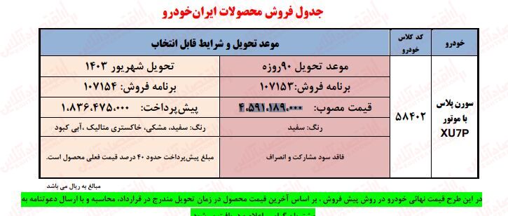 فوری ؛ آغاز ثبت نام ایران خودرو / فروش فوری دنا، هایما و سمند سورن پلاس تحویل ۹۰ روزه + لینک دیماه