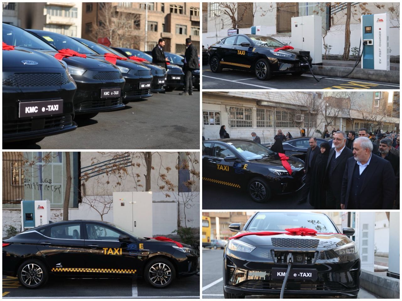 تاکسی برقی‌های جدید تهران رونمایی شد + عکس