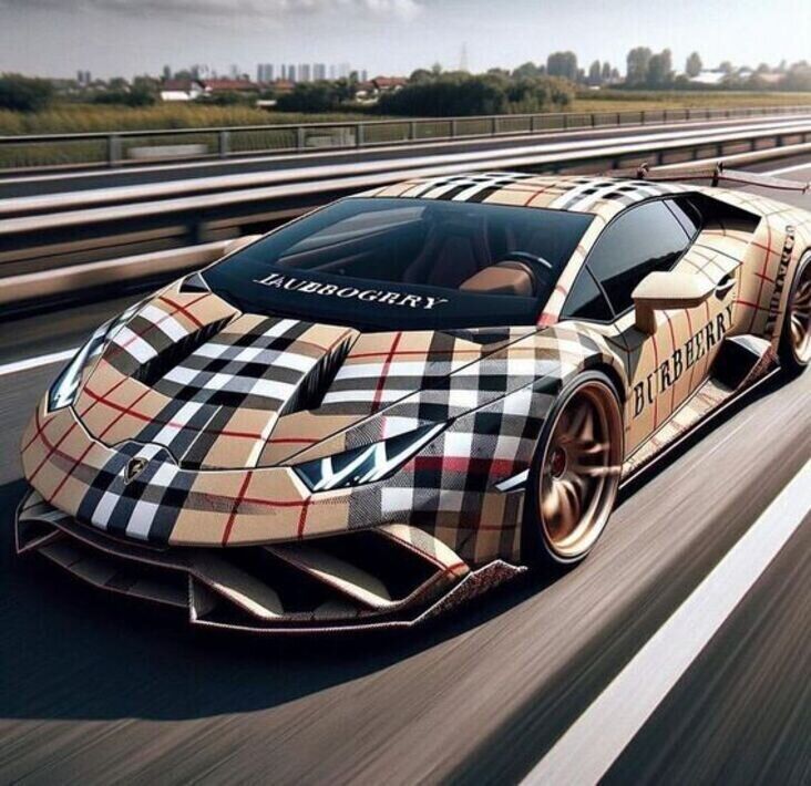 لامبورگینی با طرح بربری! + عکس