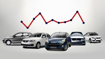 وضعیت بازار خودرو چهارشنبه ۲۷ دی / افزایش سنگین قیمت شاهین، پژو ۲۰۶، دنا و رانا