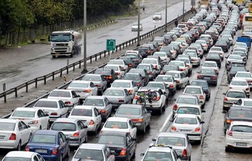 ترافیک فوق سنگین در شرق تهران