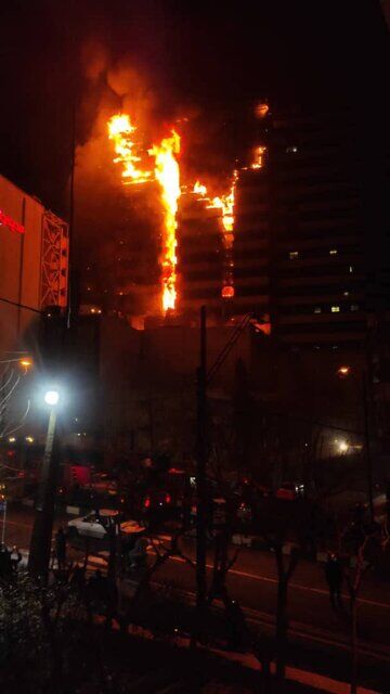 دلیل آتش سوزی بیمارستان گاندی چیست؟ + عکس