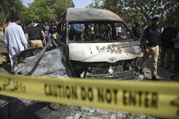 حمله تروریستی در پاکستان / یک کشته و ۲۰ مجروح