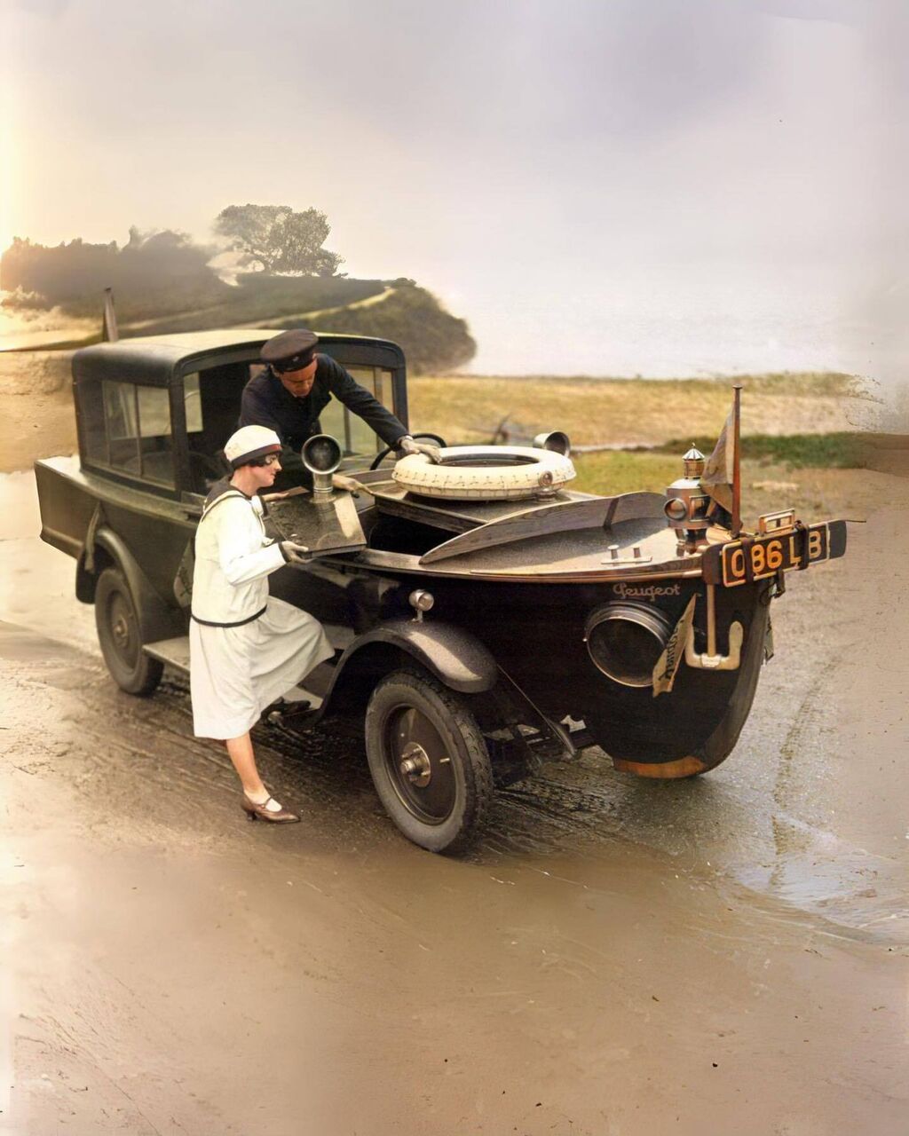 (عکس) خودروی قایقی؛ ایده ۱۹۲۶ پژو فرانسه
