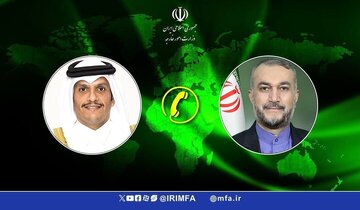 Iranian, Qatari FMs discuss Gaza ceasefire, region in call