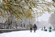 برف و بوران شدید در استان سمنان