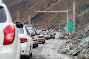 ترافیک سنگین جاده چالوس به سمت تهران + فیلم