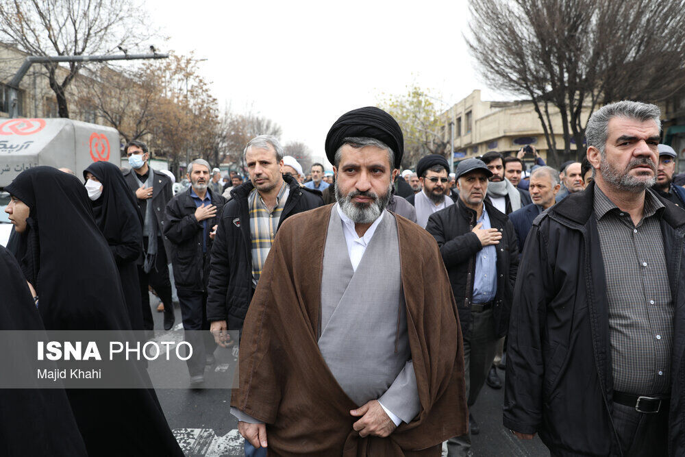 حضور پسر رهبر انقلاب در یک مراسم + عکس