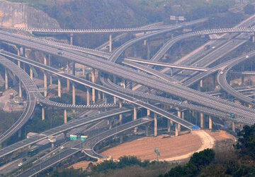 پیچیده ترین پل جهان را در چین ببینید + فیلم