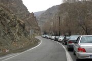آخرین وضعیت ترافیکی در جاده چالوس