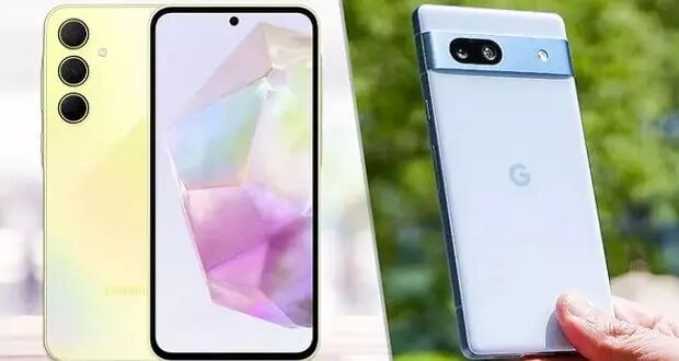 ۷ ویژگی که گلکسی آ ۵۵ سامسونگ را به میانرده ای بهتر از پیکسل ۷a تبدیل میکند