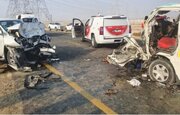 واژگونی مرگبار ون زائران ایرانی در عراق