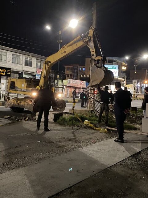 تخریب شبانه دیوار باغ گیاهشناسی در تعطیلات نوروز!