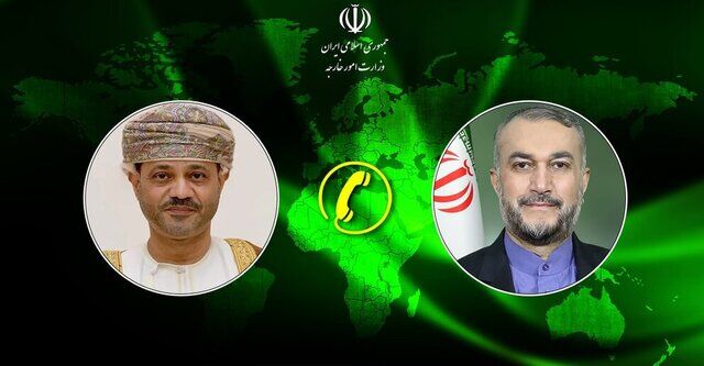گفت‌وگوی تلفنی وزرای خارجه ایران و عمان