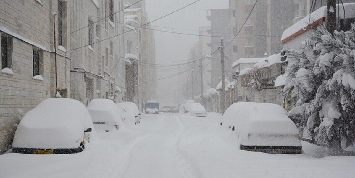 بارش برف امروز در آذربایجان شرقی! + فیلم