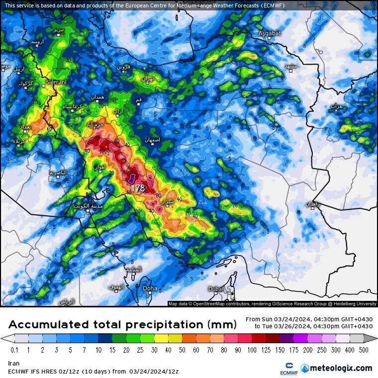 اخطار هواشناسی / آغاز دوباره بارش برف و باران در تمام ایران