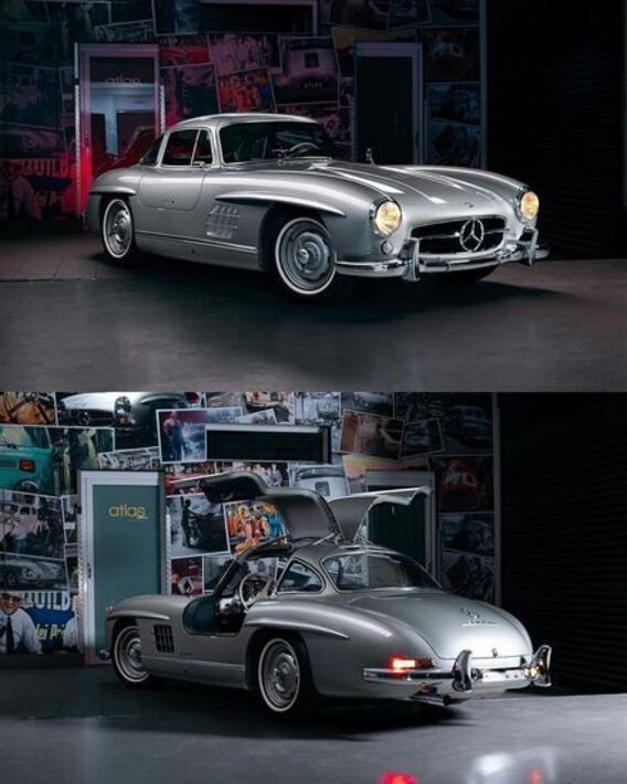 عکاسی از مرسدس بنز ۳۰۰SL Gullwing + عکس
